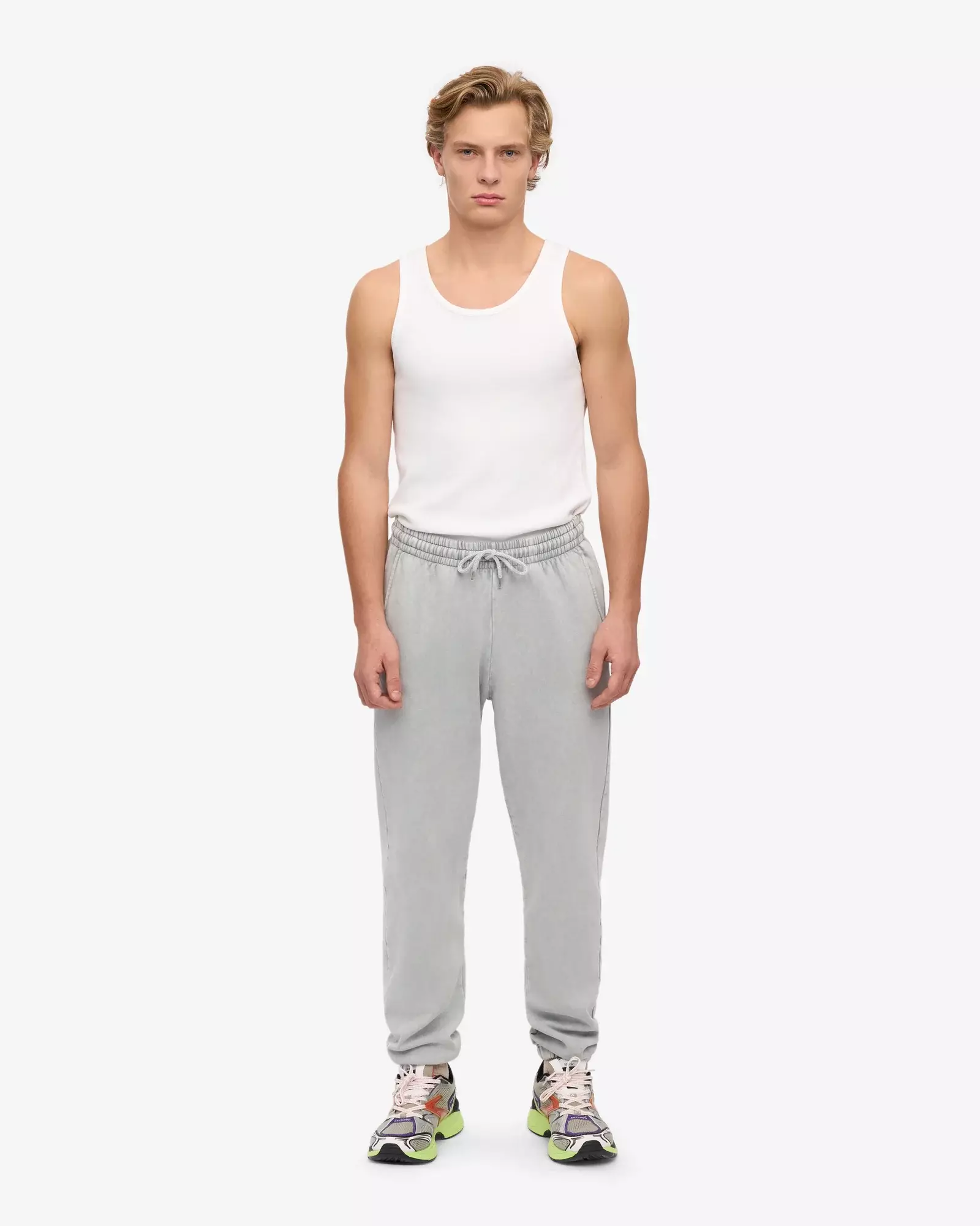 Colorful Standard Organic Sweatpants Faded Grey unisex hellgrau